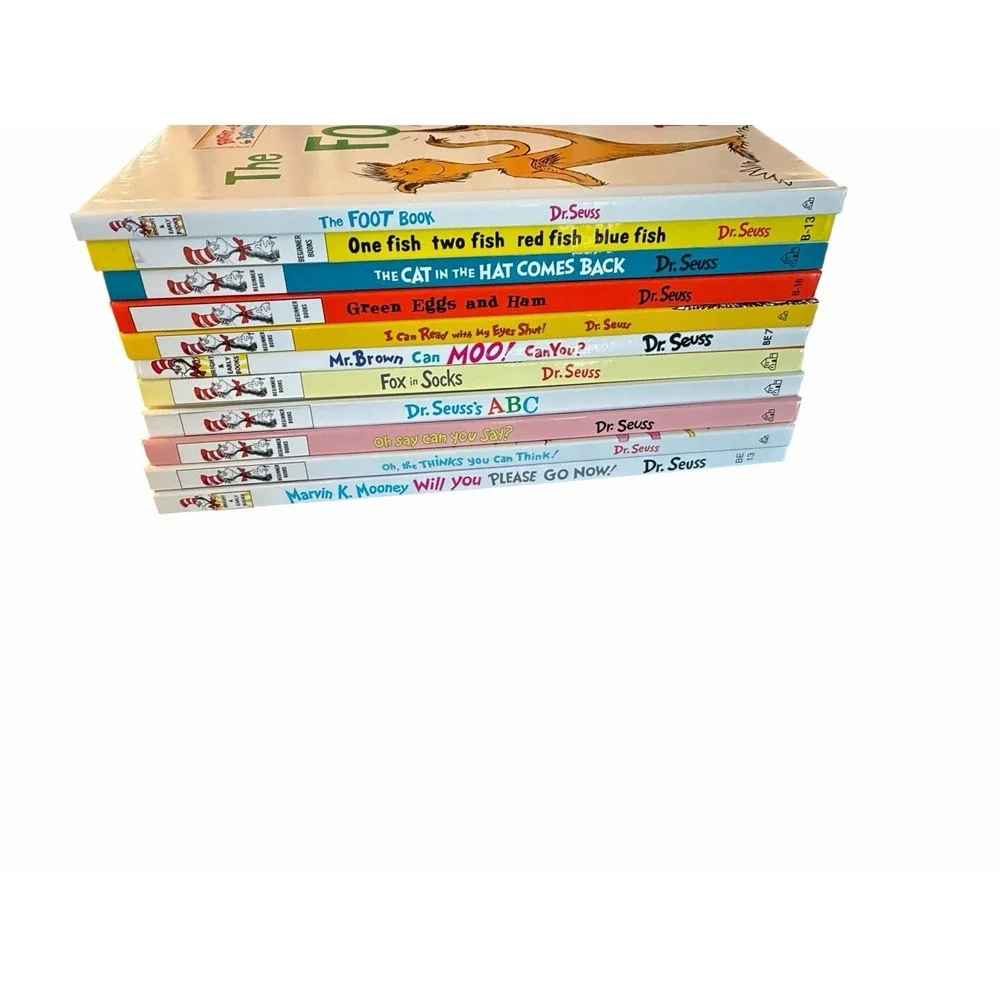 Dr.‎ Seuss Beginner Books Collection Lot of 10 Hardcover Kids Reading Classics